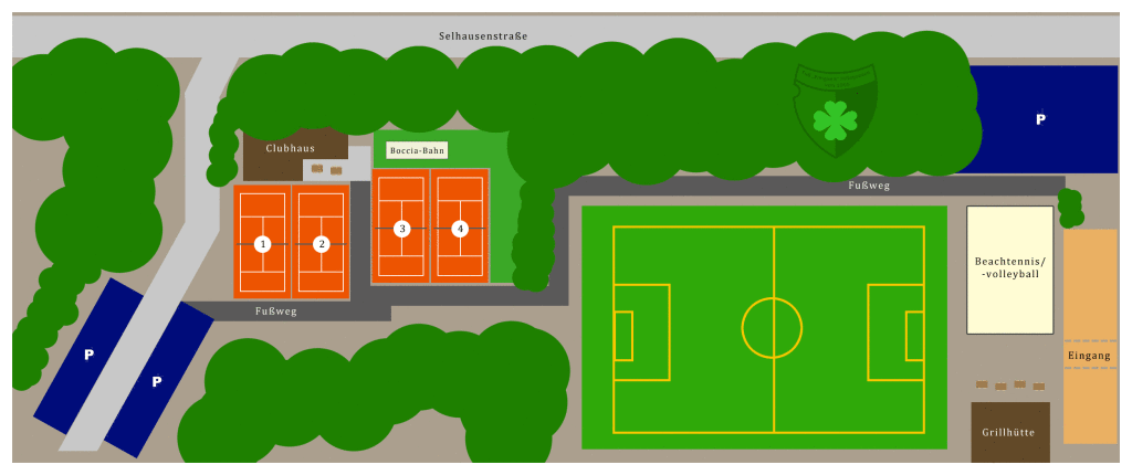 Lageplan - Sportpark am Osning